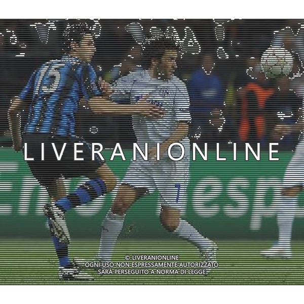 UEFA Champions League 2010/2011 Quarti di Finale Andata Milano - 05.04.2011 Inter-Shalke 04 Nella Foto:ranocchia raoul /Ph.Vitez-Ag. Aldo Liverani