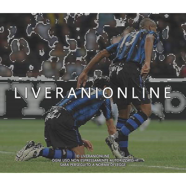 UEFA Champions League 2010/2011 Quarti di Finale Andata Milano - 05.04.2011 Inter-Shalke 04 Nella Foto:maicon consola ranocchia /Ph.Vitez-Ag. Aldo Liverani