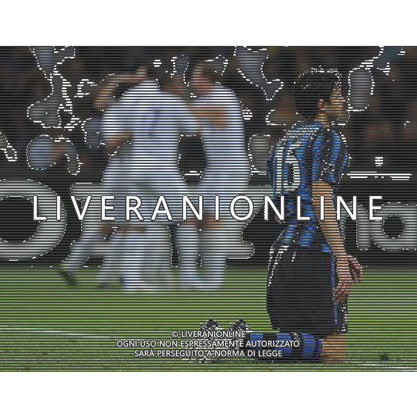UEFA Champions League 2010/2011 Quarti di Finale Andata Milano - 05.04.2011 Inter-Shalke 04 Nella Foto:delusione ranocchia /Ph.Vitez-Ag. Aldo Liverani
