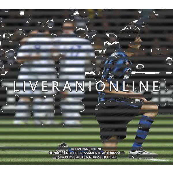UEFA Champions League 2010/2011 Quarti di Finale Andata Milano - 05.04.2011 Inter-Shalke 04 Nella Foto:delusione ranocchia /Ph.Vitez-Ag. Aldo Liverani