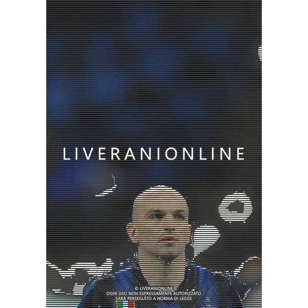 UEFA Champions League 2010/2011 Quarti di Finale Andata Milano - 05.04.2011 Inter-Shalke 04 Nella Foto:Esteban Cambiasso /Ph.Vitez-Ag. Aldo Liverani