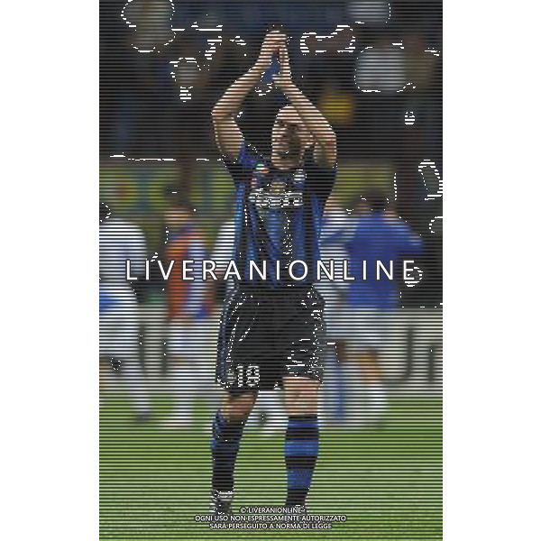UEFA Champions League 2010/2011 Quarti di Finale Andata Milano - 05.04.2011 Inter-Shalke 04 Nella Foto:Esteban Cambiasso /Ph.Vitez-Ag. Aldo Liverani