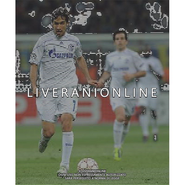 UEFA Champions League 2010/2011 Quarti di Finale Andata Milano - 05.04.2011 Inter-Shalke 04 Nella Foto:Raœl Gonz‡lez /Ph.Vitez-Ag. Aldo Liverani