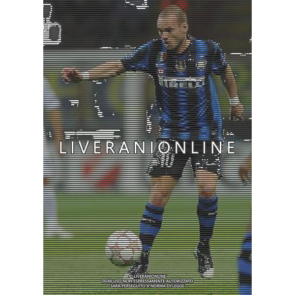 UEFA Champions League 2010/2011 Quarti di Finale Andata Milano - 05.04.2011 Inter-Shalke 04 Nella Foto:Wesley Sneijder /Ph.Vitez-Ag. Aldo Liverani