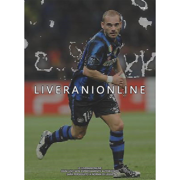 UEFA Champions League 2010/2011 Quarti di Finale Andata Milano - 05.04.2011 Inter-Shalke 04 Nella Foto:Wesley Sneijder /Ph.Vitez-Ag. Aldo Liverani