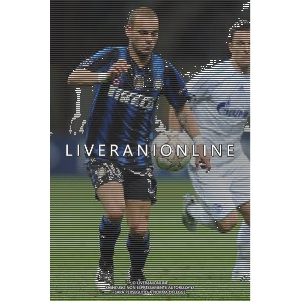 UEFA Champions League 2010/2011 Quarti di Finale Andata Milano - 05.04.2011 Inter-Shalke 04 Nella Foto:Wesley Sneijder /Ph.Vitez-Ag. Aldo Liverani