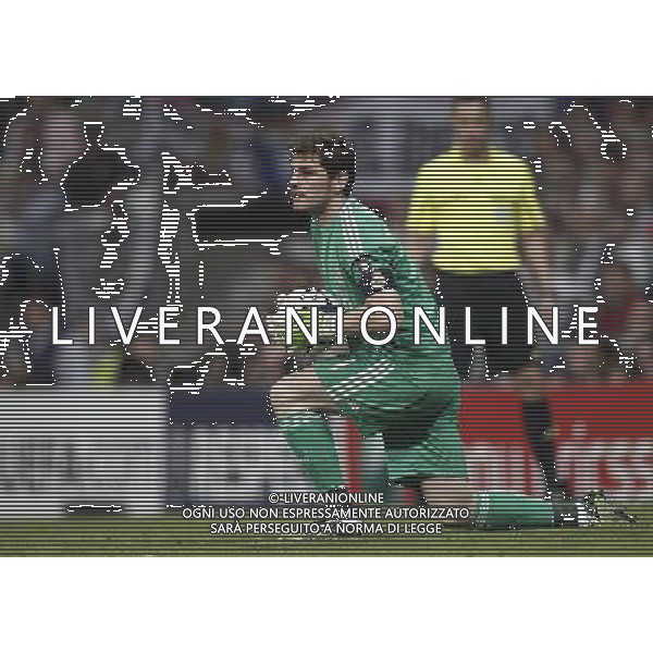 Real Madrid\'s Iker Casillas during Champions League match on April, 5th 2011. Photo: Cesar Cebolla / ALFAQUI MADRID 05/04/2011 4 DI FINALE CHAMPIONS LEAGUE REAL MADRID-TOTTENHAM AG ALDO LIVERANI ONLY ITALY