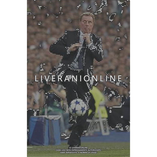 Tottenham\'s Henry Redknapp during Champions League match on April, 5th 2011. Photo: Cesar Cebolla / ALFAQUI MADRID 05/04/2011 4 DI FINALE CHAMPIONS LEAGUE REAL MADRID-TOTTENHAM AG ALDO LIVERANI ONLY ITALY