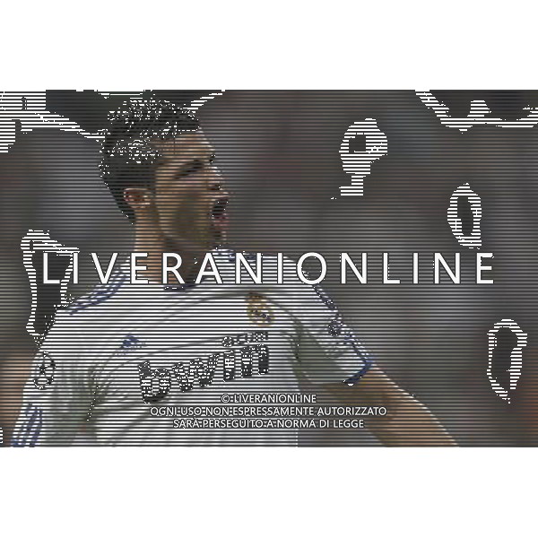 Real Madrid\'s Cristiano Ronaldo goal during Champions League match on April, 5th 2011. Photo: Cesar Cebolla / ALFAQUI MADRID 05/04/2011 4 DI FINALE CHAMPIONS LEAGUE REAL MADRID-TOTTENHAM AG ALDO LIVERANI ONLY ITALY