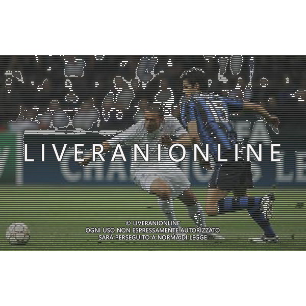 Milano 05-04-2011 Champions League 2010/11 inter-schalke 5:2 nella foto edu e andrea ranocchia ph marco luzzani/ag aldo liverani s.a.s.
