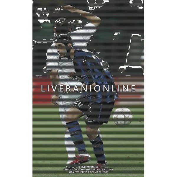 Milano 05-04-2011 Champions League 2010/11 inter-schalke 5:2 nella foto christian chivu e edu ph marco luzzani/ag aldo liverani s.a.s.