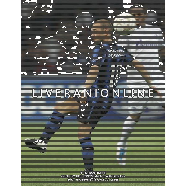 Milano 05-04-2011 Champions League 2010/11 inter-schalke 5:2 nella foto wesley sneijder ph marco luzzani/ag aldo liverani s.a.s.
