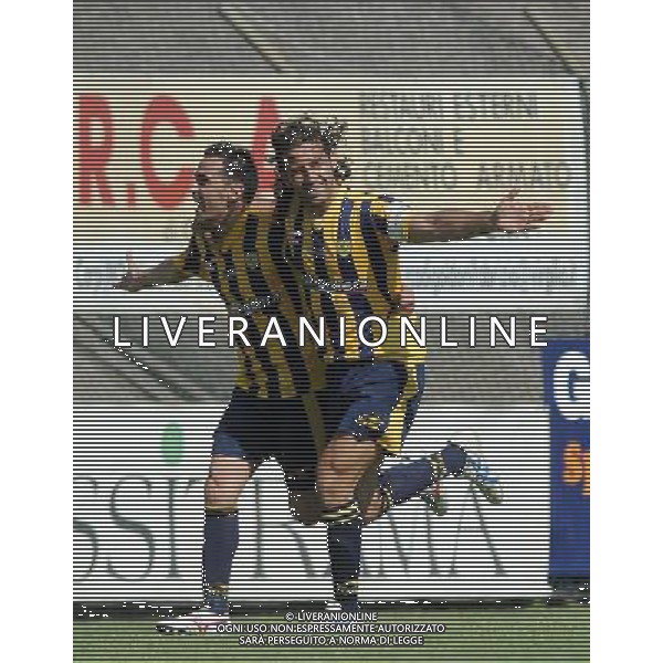 Finale Coppa Italia Lega Pro 2010/2011 Andata Carpi (MO) - 06.04.2011 Carpi-Juve Stabia Nella Foto:Giorgio Corona esulta /Ph.Vitez-Ag. Aldo Liverani