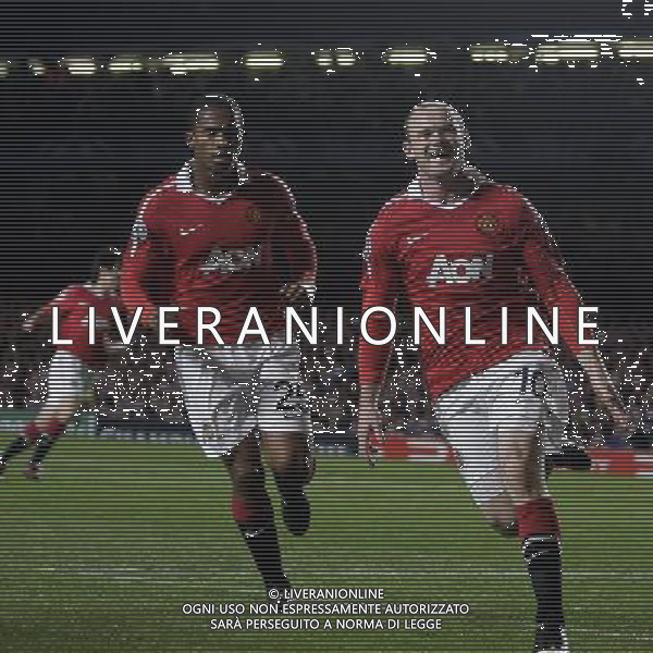 ©Marcello Pozzetti IPS/Marcello Pozzetti IPS/MAXPPP - 06/04/2011 ; LONDON ; UK - Goal: Wayne Rooney of Manchester Utd scores for United and celebrates during the match Chelsea vs Manchester Utd for the QoF of the Champions League at Stamford Bridge in `London on 06/04/2011. Picture By Marcello Pozzetti IPS Photo Agency:21 Delisle Road London SE28 0JD - Personal mobile: 07973 308 835 .. ******************* UK OUT ******************* AG ALDO LIVERANI S A S ONLY ITALY