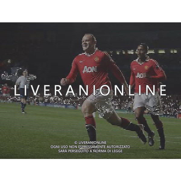 ©Marcello Pozzetti IPS/Marcello Pozzetti IPS/MAXPPP - 06/04/2011 ; LONDON ; UK - Goal: Wayne Rooney of Manchester Utd scores for United and celebrates during the match Chelsea vs Manchester Utd for the QoF of the Champions League at Stamford Bridge in `London on 06/04/2011. Picture By Marcello Pozzetti IPS Photo Agency:21 Delisle Road London SE28 0JD - Personal mobile: 07973 308 835 .. ******************* UK OUT ******************* AG ALDO LIVERANI S A S ONLY ITALY