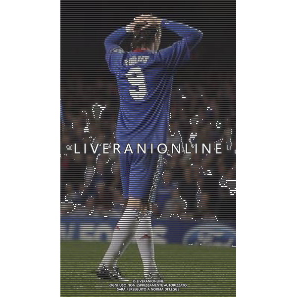 ©Marcello Pozzetti IPS/Marcello Pozzetti IPS/MAXPPP - 06/04/2011 ; LONDON ; UK - Fernando Torres of Chelsea dejected during the match Chelsea vs Manchester Utd for the QoF of the Champions League at Stamford Bridge in `London on 06/04/2011. Picture By Marcello Pozzetti IPS Photo Agency:21 Delisle Road London SE28 0JD - Personal mobile: 07973 308 835 .. ******************* UK OUT ******************* AG ALDO LIVERANI S A S ONLY ITALY