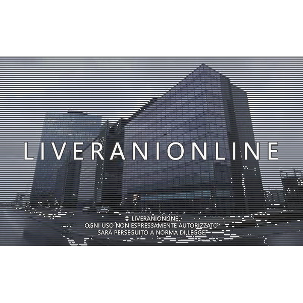 Modern buildings in the financial district of Reykjavik, Iceland, 6 April 2011. Recovering from the financial crisis the country will vote on a referendum on 9 April 2011 wether to accept the conditions to pay back the debt of millions to the UK. A previous referendum on 6 March 2010 regarding a previous offer made by the United Kingdom and the Netherlands was defeated, with 93% voting against and less than 2% in favor of agreeing to the terms. Vedute ed immagini dell\' Islanda , con capitale Reykjavik la cui economia  \' saltata \' per colpa della crisi finanziaria che ha colpito l\'intera Europa AG.ALDO LIVERANI SAS ITALY ONLY *** Local Caption *** .