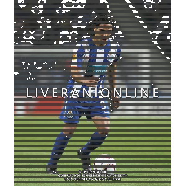 20110407: PORTO, PORTUGAL - FC Porto vs Spartak Moscow: UEFA Europa League 2010/2011 - Quarter-Finals, First Leg. In picture: Radamel Falcao (Porto). PHOTO: Manuel Azevedo/CITYFILES AG ALDO LIVERANI ONLY ITALY