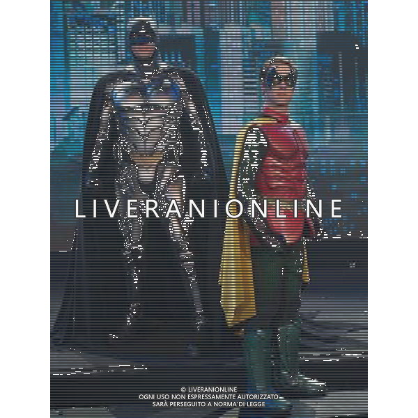 LONDON, UNITED KINGDOM 12 APRIL : Pic Shows the launch of the Batman Live world arena tour at the Horticultural halls on April, 12th, 2011 in London, England AG ALDO LIVERANI ONLY ITALY