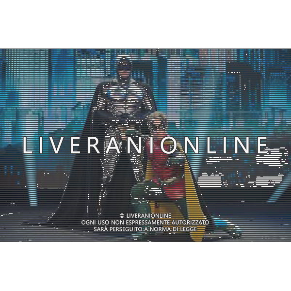 LONDON, UNITED KINGDOM 12 APRIL : Pic Shows the launch of the Batman Live world arena tour at the Horticultural halls on April, 12th, 2011 in London, England AG ALDO LIVERANI ONLY ITALY