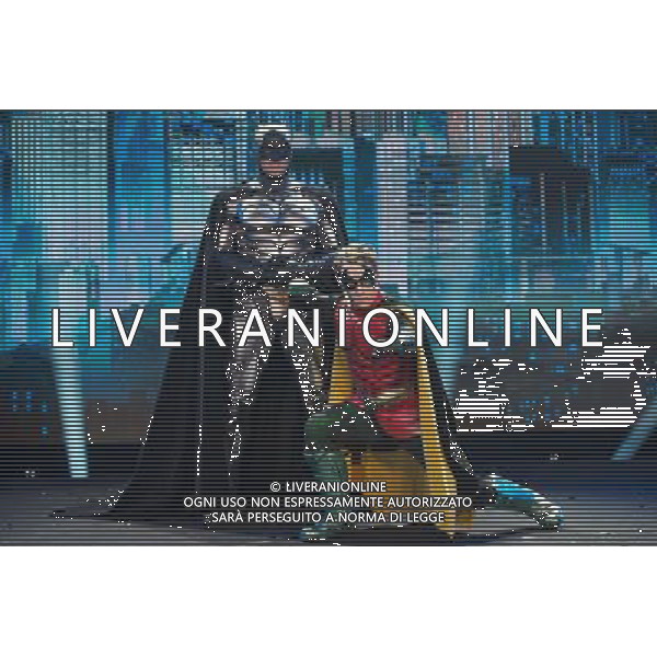 LONDON, UNITED KINGDOM 12 APRIL : Pic Shows the launch of the Batman Live world arena tour at the Horticultural halls on April, 12th, 2011 in London, England AG ALDO LIVERANI ONLY ITALY