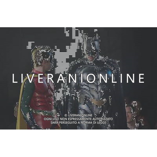 LONDON, UNITED KINGDOM 12 APRIL : Pic Shows the launch of the Batman Live world arena tour at the Horticultural halls on April, 12th, 2011 in London, England AG ALDO LIVERANI ONLY ITALY