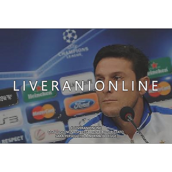 UEFA Champions League 2010/2011 Quarti di Finale Ritorno Gelsenkirchen (Germania) - 12.04.2011 Allenamenti e Conferenza Stampa Shalke04 Inter Nella Foto:Javier Zanetti /Ph.Vitez-Ag. Aldo Liverani