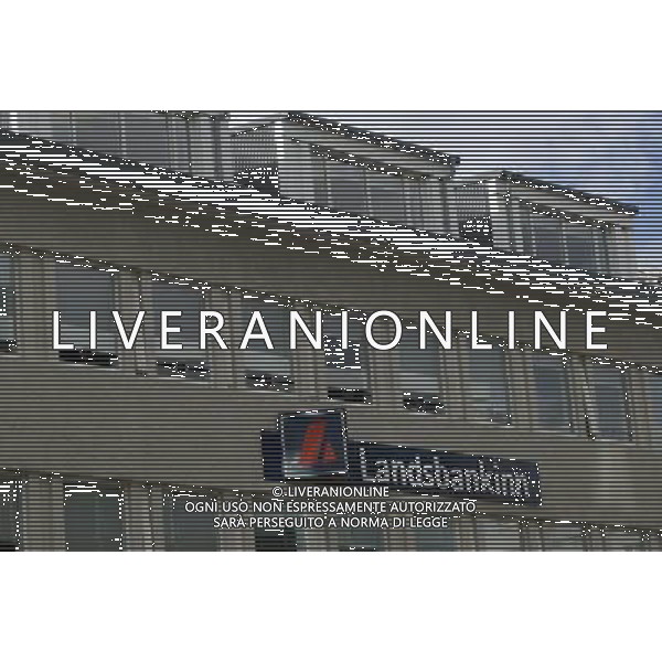 Landsbanki Bank Iceland Islanda , veduta di edifici bancari e pubblici AG.ALDO LIVERANI SAS ITALY ONLY *** Local Caption *** .