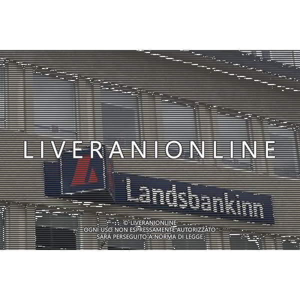 Landsbanki Bank Iceland Islanda , veduta di edifici bancari e pubblici AG.ALDO LIVERANI SAS ITALY ONLY *** Local Caption *** .