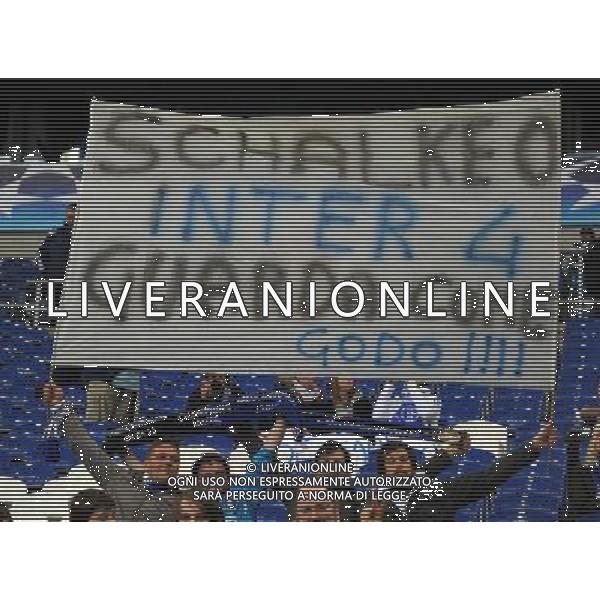 UEFA Champions League 2010/2011 Quarti di Finale Ritorno Gelsenkirchen (Germania) - 13.04.2011 Schalke 04-Inter Nella Foto:tifosi inter /Ph.Vitez-Ag. Aldo Liverani