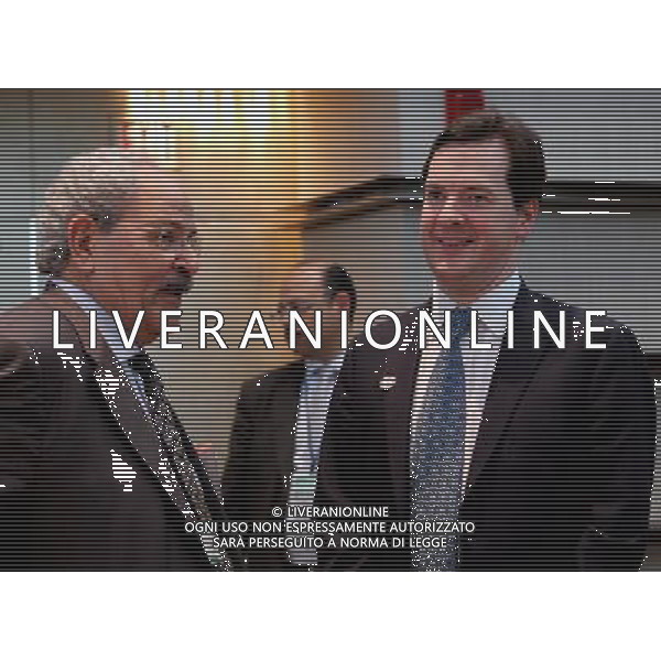 (110414) -- WASHINGTON, April 14, 2011 () -- British Chancellor of the Exchequer George Osborne (R) talks with Egyptian Finance Minister Samir Radwan prior to the Dialogue on Transitions in the Middle East and North Africa, the sidelines of 2011 IMF/World Bank Spring Meetings, in Washington D.C., capital of the Untied States, April 14, 2011. (/Wu Jingdan) (zw) Meeting , Dialogue on Transitions in the Middle East and North Africa AG. ALDO LIVERANI SAS ITALY ONLY