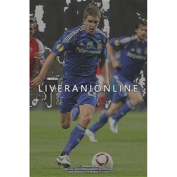 20110414: BRAGA, PORTUGAL - SC Braga vs Dynamo Kyiv: Europa League 2010/2011, quarter-finals, 2nd leg. In picture: Kravets. PHOTO: Pedro Benavente/CITYFILES LIGA EUROPY SEZON 2010/2011 PILKA NOZNA BRAGA vs DYNAMO KIJOW FOT. CITYFILES/NEWSPIX.PL PORTUGAL,BRAZIL,SPAIN,GERMANY,FRANCE,UK OUT !!! --- Newspix.pl CALCIO EUROPA LEAGUE ©AG ALDO LIVERANI SAS - ITALY ONLY - *** Local Caption *** .