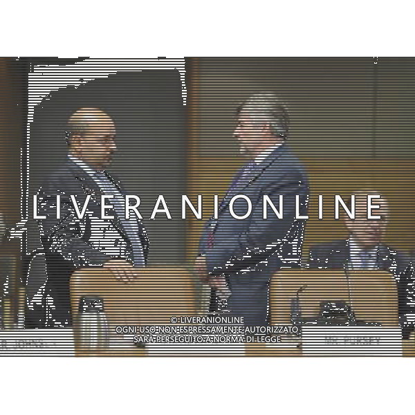 (110416) -- WASHINGTON D.C., April 16, 2011 () -- Development Committee Chairman Sheikh Ahmed bin Mohammed Al Khalifa (L) and Stephen Pursey, director of the Policy Integration and Statistics Department of the International Labour Organization, attend the International Monetary and Financial Committee (IMFC) Meeting at the 2011 International Monetary Fund (IMF) and World Bank spring meetings in Washington D.C., capital of the United States, April 16, 2011. (/Zhang Jun) (zw) ©photoshot/AG ALDO LIVERANI SAS - ITALY ONLY - *** Local Caption *** .
