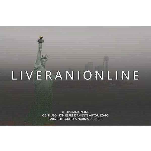 NEW YORK NELLA FOTO LA STATUA DELLA LIBERTA IFC-AGENZIA ALDO LIVERANI