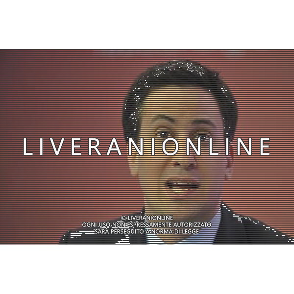 Labour leader Ed Miliband was joined by Shadow Universities Minister Gareth Thomas to discuss education and opportunities for people at a press conference in London this morning ©AG ALDO LIVERANI - ITALY ONLY *** Local Caption *** .
