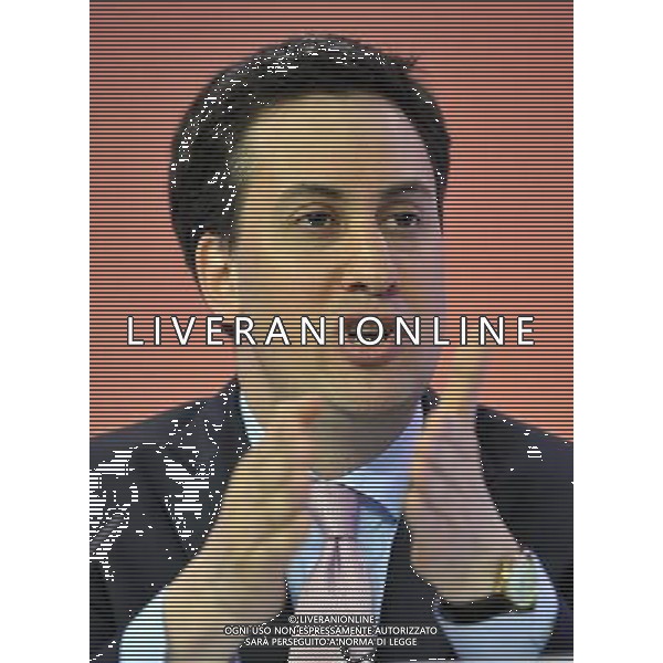 Labour leader Ed Miliband was joined by Shadow Universities Minister Gareth Thomas to discuss education and opportunities for people at a press conference in London this morning ©AG ALDO LIVERANI - ITALY ONLY *** Local Caption *** .