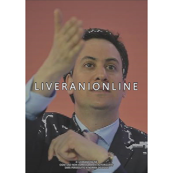 Labour leader Ed Miliband was joined by Shadow Universities Minister Gareth Thomas to discuss education and opportunities for people at a press conference in London this morning ©AG ALDO LIVERANI - ITALY ONLY *** Local Caption *** .