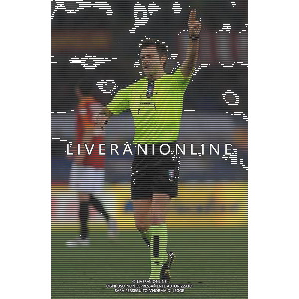 Coppa Italia TIM Cup 2010/2011 Semifinali Andata Roma - 19.04.2011 Roma-Inter Nella Foto:rizzoli arbitro /Ph.Vitez-Ag. Aldo Liverani