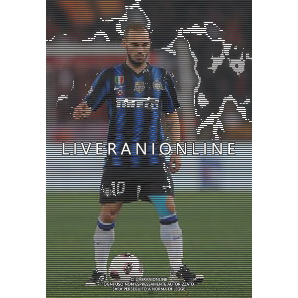 Coppa Italia TIM Cup 2010/2011 Semifinali Andata Roma - 19.04.2011 Roma-Inter Nella Foto:Wesley Sneijder /Ph.Vitez-Ag. Aldo Liverani