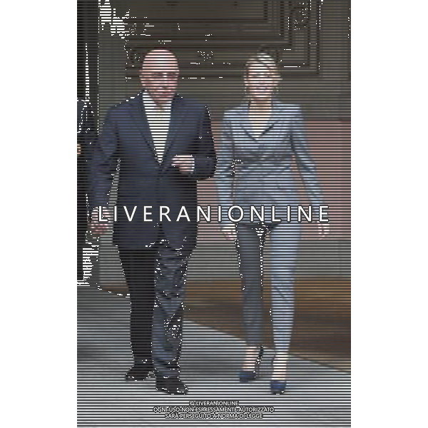 Milano20/4/2011 Via Paleocapa n 3 CONSIGLIO DI AMMINISTRAZIONE DELL\'A.C. MILAN NELLA FOTO BARBARA BERLUSCONI E ADRIANO GALLIANI PH.FIOCHI/ALDO LIVERANI SAS