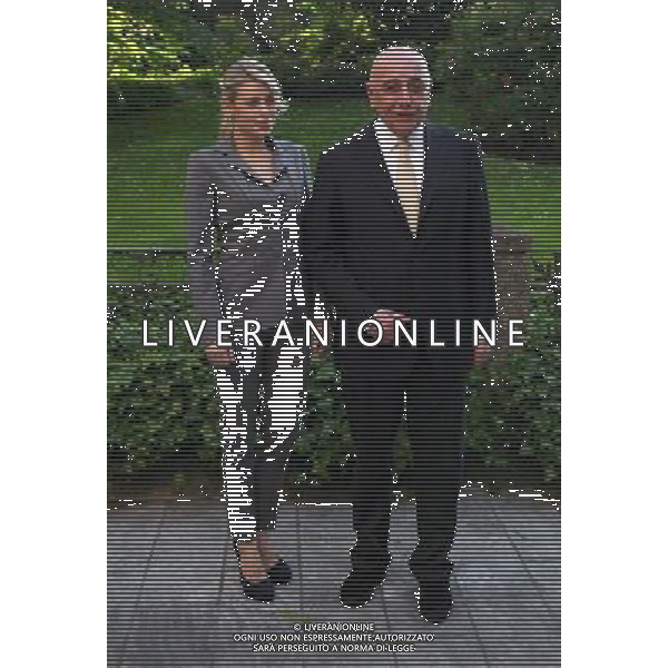 Milano20/4/2011 Via Paleocapa n 3 CONSIGLIO DI AMMINISTRAZIONE DELL\'A.C. MILAN NELLA FOTO BARBARA BERLUSCONI E ADRIANO GALLIANI PH.FIOCHI/ALDO LIVERANI SAS