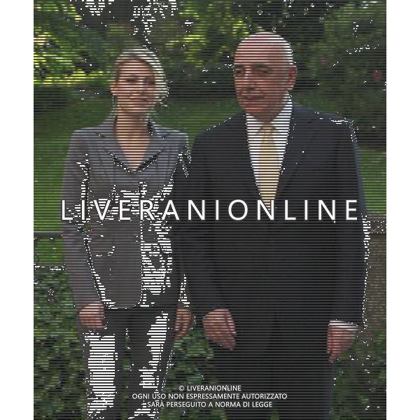 Milano20/4/2011 Via Paleocapa n 3 CONSIGLIO DI AMMINISTRAZIONE DELL\'A.C. MILAN NELLA FOTO BARBARA BERLUSCONI E ADRIANO GALLIANI PH.FIOCHI/ALDO LIVERANI SAS
