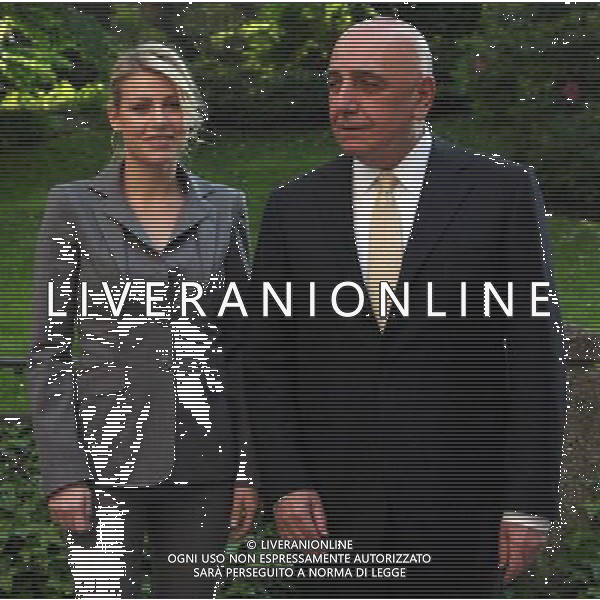 Milano20/4/2011 Via Paleocapa n 3 CONSIGLIO DI AMMINISTRAZIONE DELL\'A.C. MILAN NELLA FOTO BARBARA BERLUSCONI E ADRIANO GALLIANI PH.FIOCHI/ALDO LIVERANI SAS