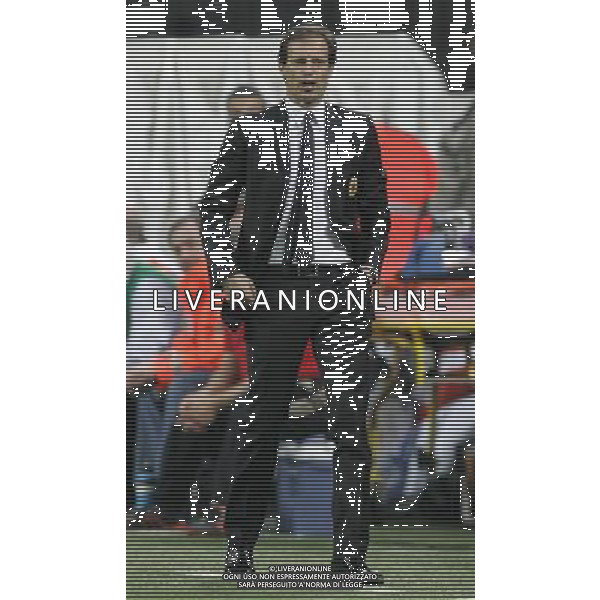 MILAN - PALERMO ANDATA SEMIFINALE DI COPPA ITALIA TIM CUP 20/04/2011 NELLA FOTO MASSIMILIANO ALLEGRI ©LUZZANI/AGENZIA ALDO LIVERANI SAS