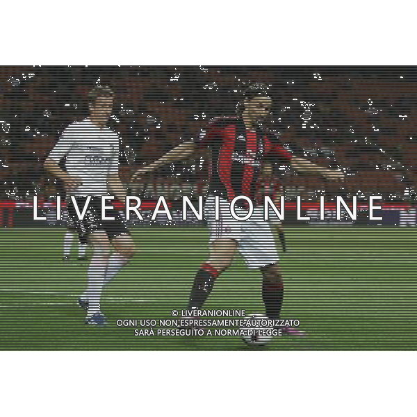 MILAN - PALERMO ANDATA SEMIFINALE DI COPPA ITALIA TIM CUP 20/04/2011 NELLA FOTO ZLATAN IBRAHIMOVIC E GOIAN ©LUZZANI/AGENZIA ALDO LIVERANI SAS
