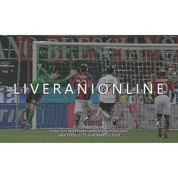 MILAN - PALERMO ANDATA SEMIFINALE DI COPPA ITALIA TIM CUP 20/04/2011 NELLA FOTO il gol di hernandez ©LUZZANI/AGENZIA ALDO LIVERANI SAS