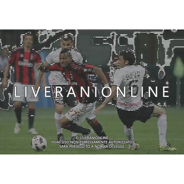 Milano 20-04-2011 Coppa Italia TIM CUP 2010/11 milan-palermo 2:2 nella foto kevin prince boateng e cesare bovo ph marco luzzani/ag aldo liverani s.a.s.