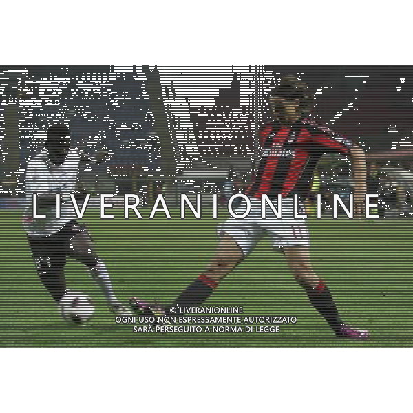 Milano 20-04-2011 Coppa Italia TIM CUP 2010/11 milan-palermo 2:2 nella foto zlatan ibrahimovic e afriyie acquah ph marco luzzani/ag aldo liverani s.a.s.