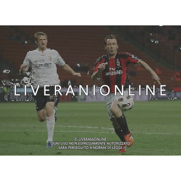Milano 20-04-2011 Coppa Italia TIM CUP 2010/11 milan-palermo 2:2 nella foto antonio cassano e dorin niculae goian ph marco luzzani/ag aldo liverani s.a.s.