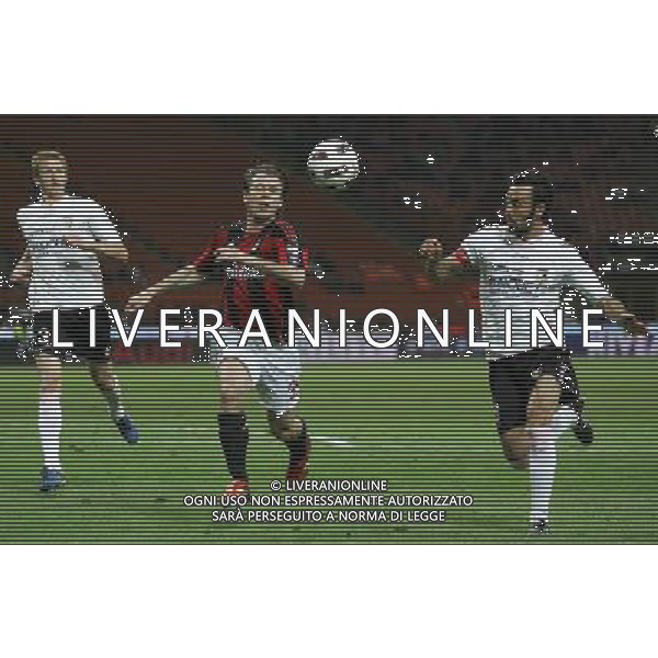 Milano 20-04-2011 Coppa Italia TIM CUP 2010/11 milan-palermo 2:2 nella foto antonio cassano mattia assani e dorin niculae goian ph marco luzzani/ag aldo liverani s.a.s.